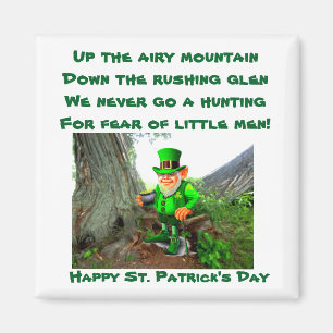 ST. PATRICK'S DAY LEPRECHAUN POEM magnet
