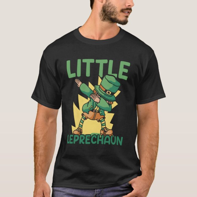 St Patricks Day Leprechaun Shamrock Paddys Day T-Shirt (Front)
