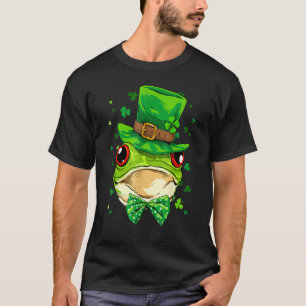 St Patrick's Day Leprechaun Toad Frog C Shamrock I T-Shirt