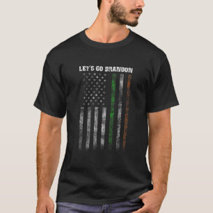 St Patrick's Day Let's Go Branson Brandon USA Iris T-Shirt