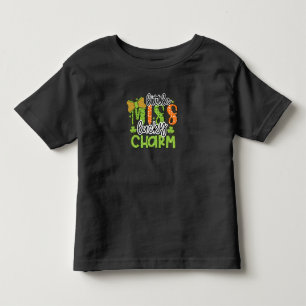 St Patricks Day Little Miss Lucky Charm Toddler T-Shirt