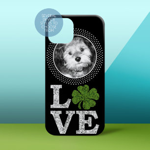 St Patricks Day Love with Irish Shamrock and Photo