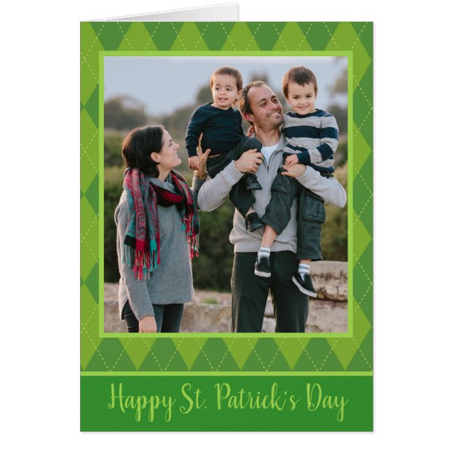 St. Patrick's Day  Luck insert your photo (Front)