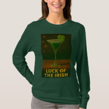 St. Patrick's Day Luck Of The Irish Clover Martini