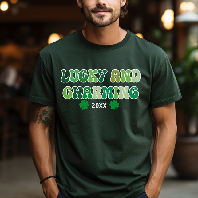 St Patrick's Day Lucky and Charming T-Shirt (Creator Uploaded)