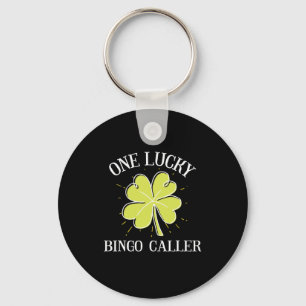 St Patricks Day Lucky Bingo Caller Gift  Key Ring