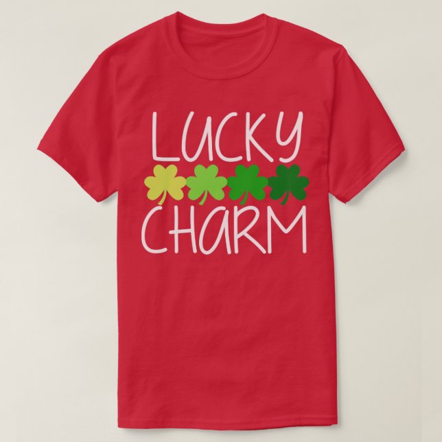 St Patricks day lucky charm T-Shirt (Design Front)