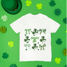 St. Patrick's Day Lucky Clover and Bow