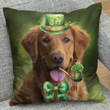 St. Patrick's Day Lucky Dog Funny Custom Photo
