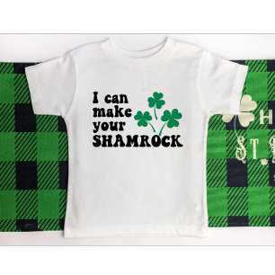 St Patrick's day lucky green clover irish shamrock T-Shirt