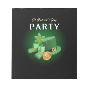 St. Patricks Day Lucky Irish -Funny Lucky Irish    Notepad