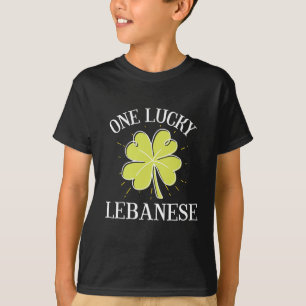 St Patricks Day Lucky Lebanese Gift T-Shirt