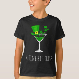 St patricks day lucky leprechaun womens a tiny bit T-Shirt