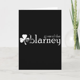 St. Patricks Day Lucky Vintage Style Blarney Shamr Card