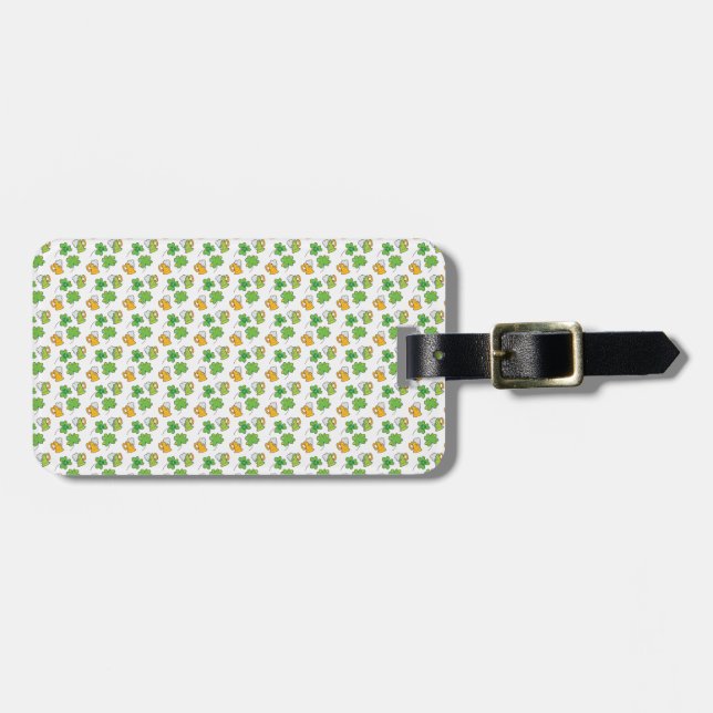 St. Patrick's Day Luggage Tag (Front Horizontal)