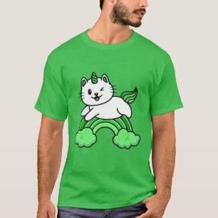 St Patricks Day Magical Rainbow Unicorn Boy/Girl/W T-Shirt