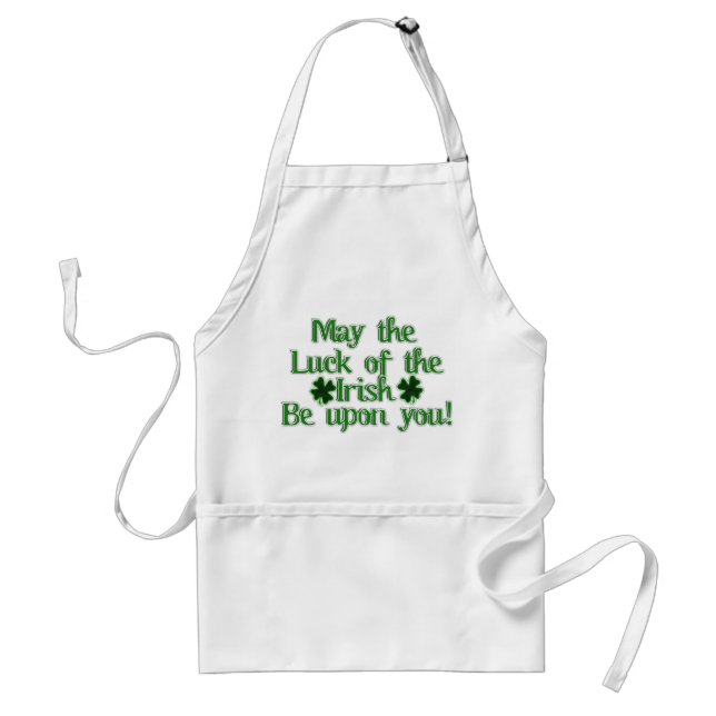 St. Patrick's Day - May The Luck Of The Irish... Standard Apron (Front)