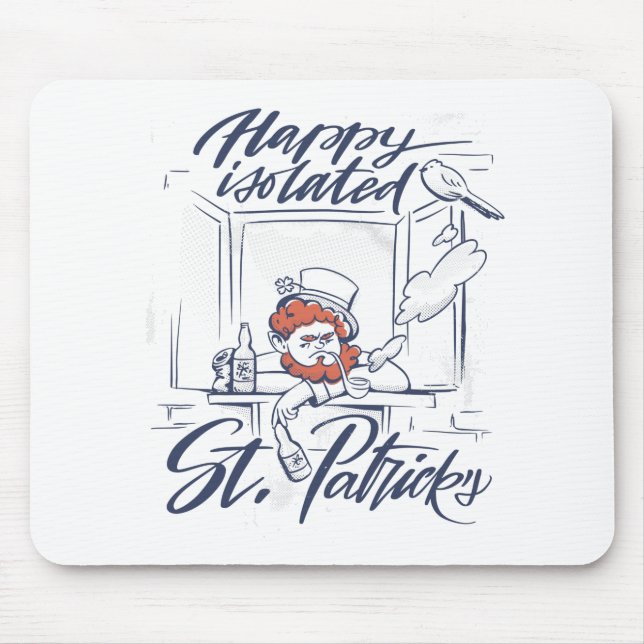 St Patricks Day Meme Mouse Mat (Front)