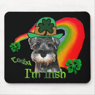 St. Patricks Day Mini Schnauzer Mouse Mat