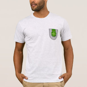 St Patrick's Day Minimalist Four Leaves Shamrock T-Shirt