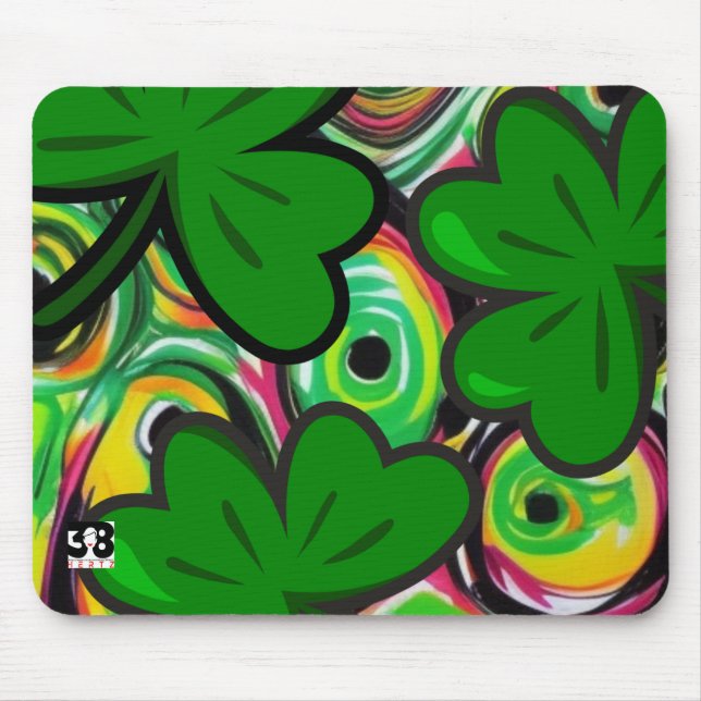 St. Patrick's Day Mouse Mat (Front)