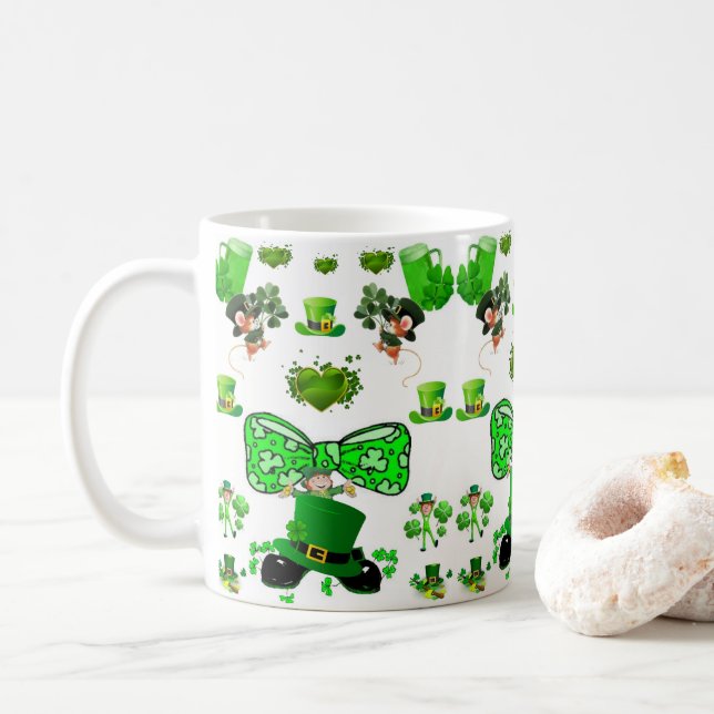 St. Patrick's Day Mug (With Donut)