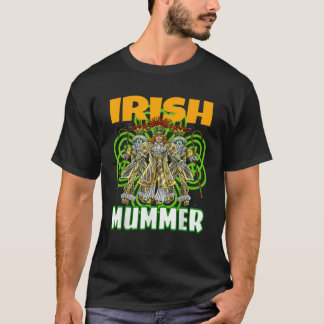 St Patricks Day Mummers Day Irish Mummer Funny Gif T-Shirt