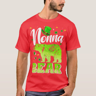 St Patricks Day Nonna Bear Family Matching Premium T-Shirt