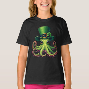 St Patricks Day Octopus Cute Saint Pattys T-Shirt