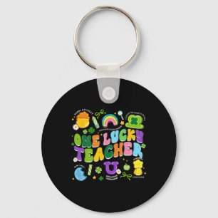 St Patricks Day One Lucky Teacher Irish Lucky Era Key Ring