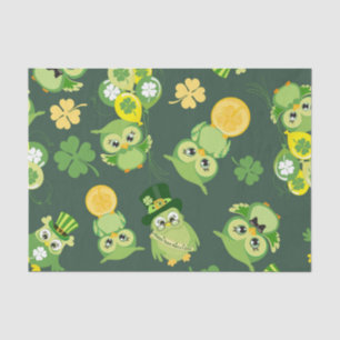 St Patricks Day Owls (5).jpg Tissue Paper
