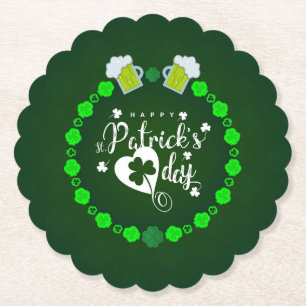 St Patrick's Day Paper Coaster