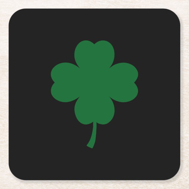 St. Patrick's Day Paper Coaster (Front)