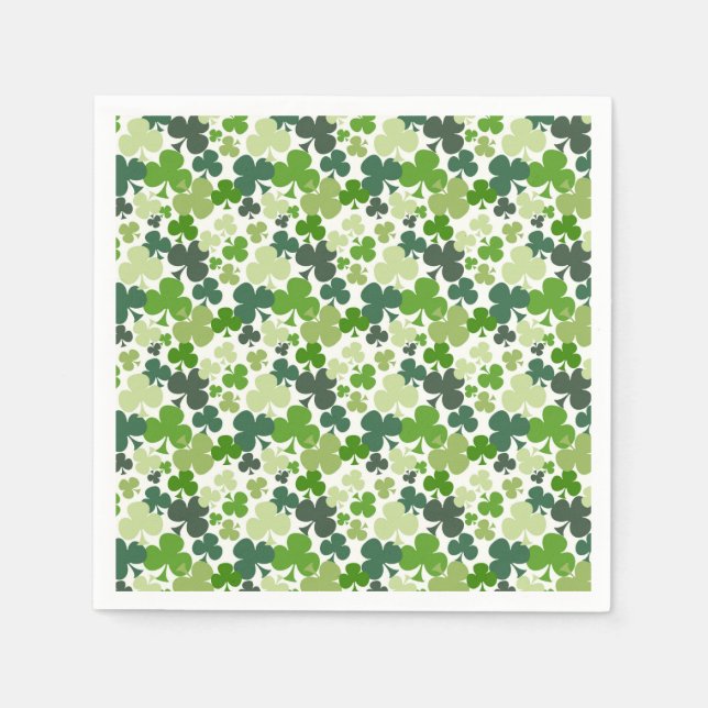 St. Patrick's Day Paper Cocktail Napkins (Front)