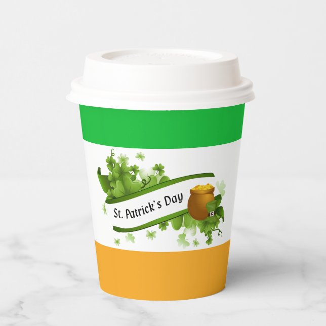 St Patrick's Day  Paper Cups (Left)