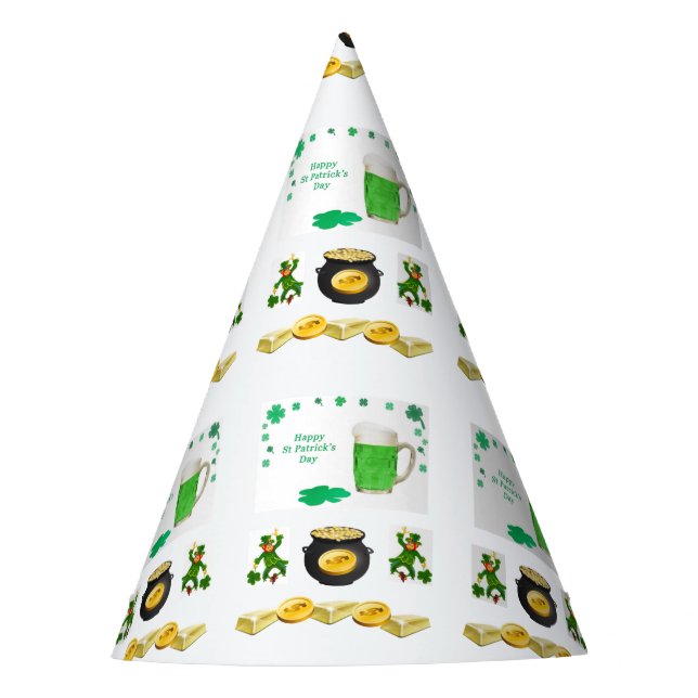 St. Patrick's Day Paper Hat (Front)