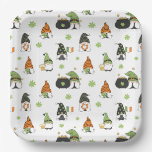 St Patrick's Day Paper Plate