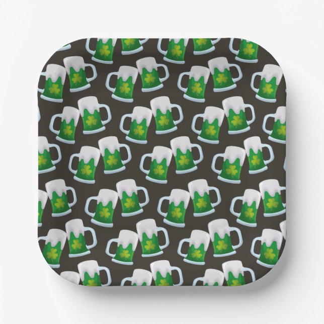 St Patrick's Day Paper Plates (Front)