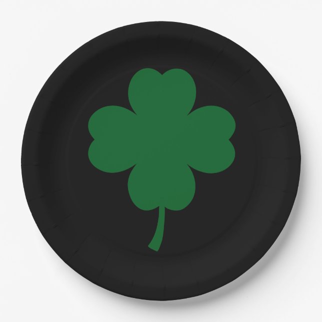St. Patrick's Day Paper Plates (Front)
