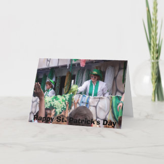 St Patricks Day Parade Card