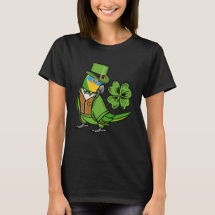 St Patricks Day Parrot I Orange winged Amazon T-Shirt