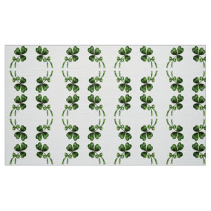 ST PATRICK'S DAY PARTY GREEN IRISH SHAMROCK FABRIC