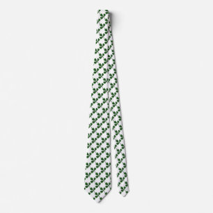 ST PATRICK'S DAY PARTY GREEN IRISH SHAMROCK TIE