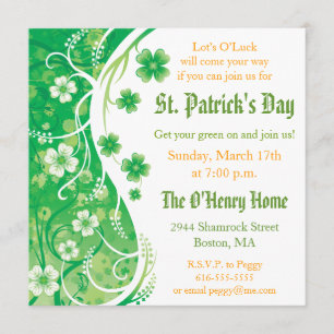 St. Patrick's Day Party Invitation
