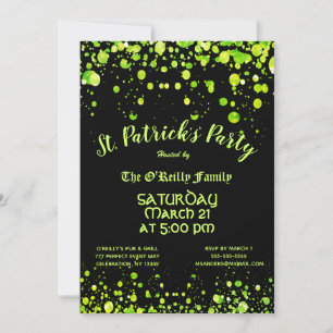 St Patrick's Day Party Invitation