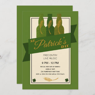 St Patrick's Day Party Invitation