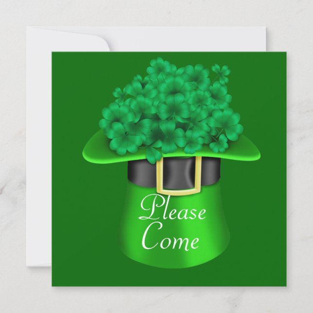 St. Patricks Day Party Invitations (Front)