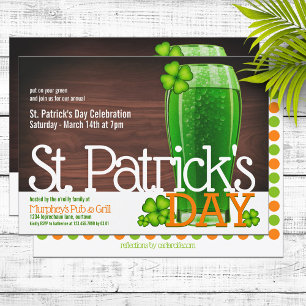 St. Patricks Day Party Invitations
