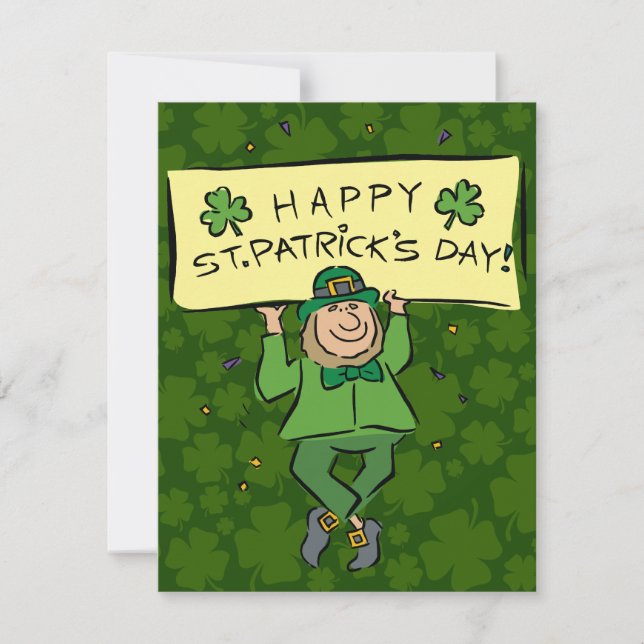 St. Patrick's Day Party Invitations! Invitation (Front)