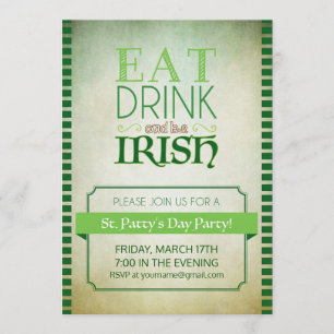 St Patricks Day Party Invite